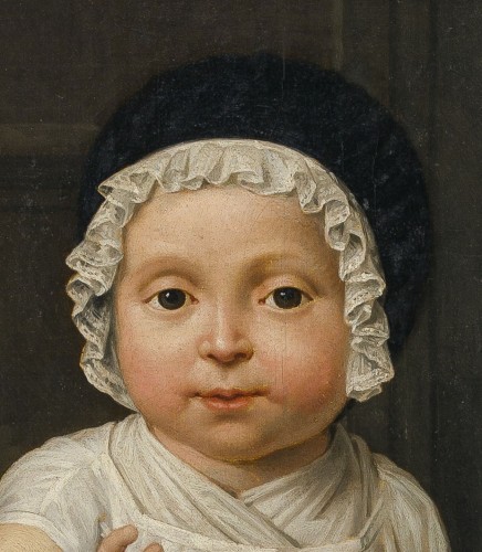 Portrait d'enfant, école française vers 1820 - White Rose Fine Art