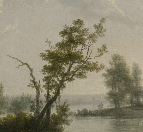 Paysage fluvial attribué à Louis-Gabriel Moreau (Paris 1740–1806) - White Rose Fine Art