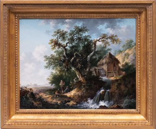 Travellers Along a Country Road By Andries Vermeulen (1763-1814)