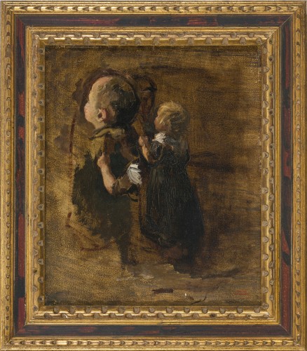 Albert Neuhuys (1844–1914)  Three Studies Of A Child