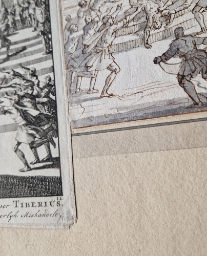 Antiquités - Jan Luyken (1649–1712) The Assassination of Aelius Sejanus
