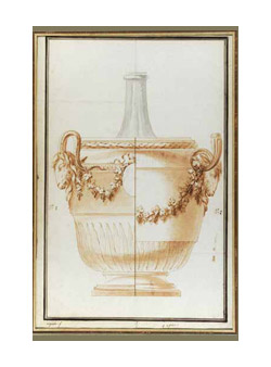 Dessins d'orfèvrerie de l'atelier de Robert-Joseph Auguste (1723-1805)