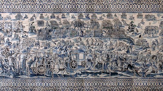 azulejos du palais Fronteira