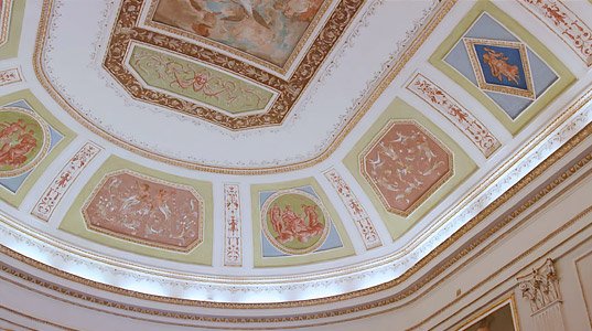 Palais Gangi - Plafond salle à manger