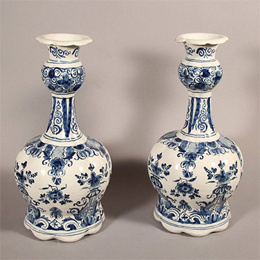 Vases en Faïence de Delft