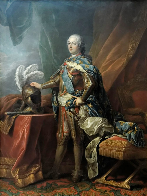 Louis XV en armure - Carle van Loo