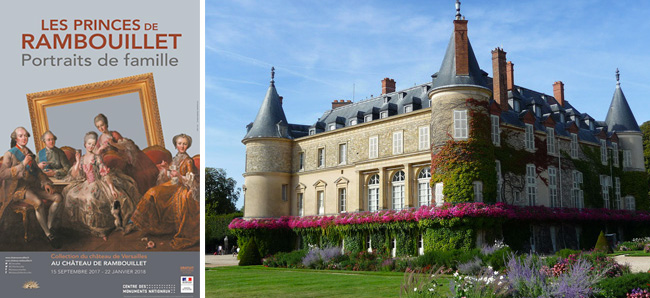 Vue du château de Rambouillet