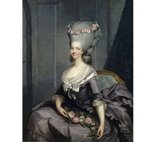 Tableau de Joseph Ducreux représentant le portrait de la princesse de Lamballe