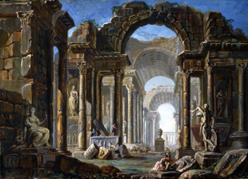 Galerie en ruines de Servandoni