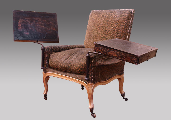 Charles-François Normand - Fauteuil mortuaire de Voltaire.