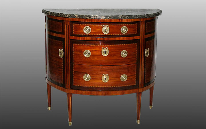 Pignit Jean-Baptiste - Commode demi-lune