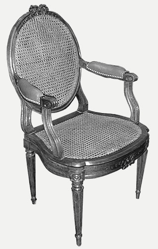 Girard - Fauteuil à la reine