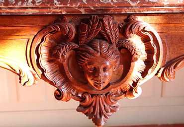 détail table à gibier