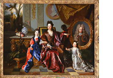 La marquise de Noailles et ses enfants, 1698 - Nicolas de Largillierre