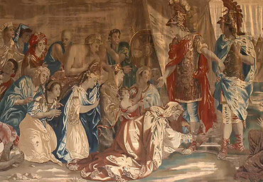 Détail tapisserie 16e siècle